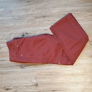 Kuhl burnt orange/brick red hiking pants